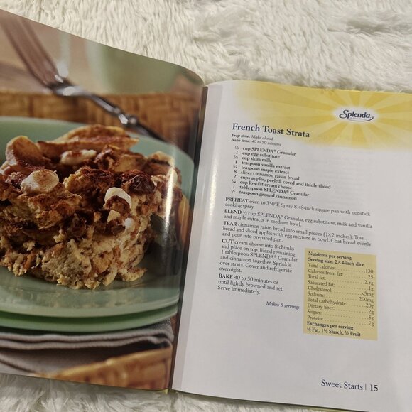 Splenda No Calorie Sweetener cookbook Vintage hardcover - Picture 4 of 11